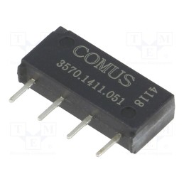10 pcs : 3570.1411.051 - Relay: reed switch, SPST-NO, Ucoil: 5VDC, 500mA, max.200VDC, 10W