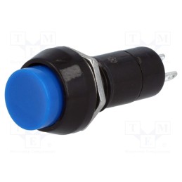 10 pcs : PS11ABU - Switch: push-button, Pos: 2, SPST-NO, 1A/250VAC, OFF-ON, Ø12mm