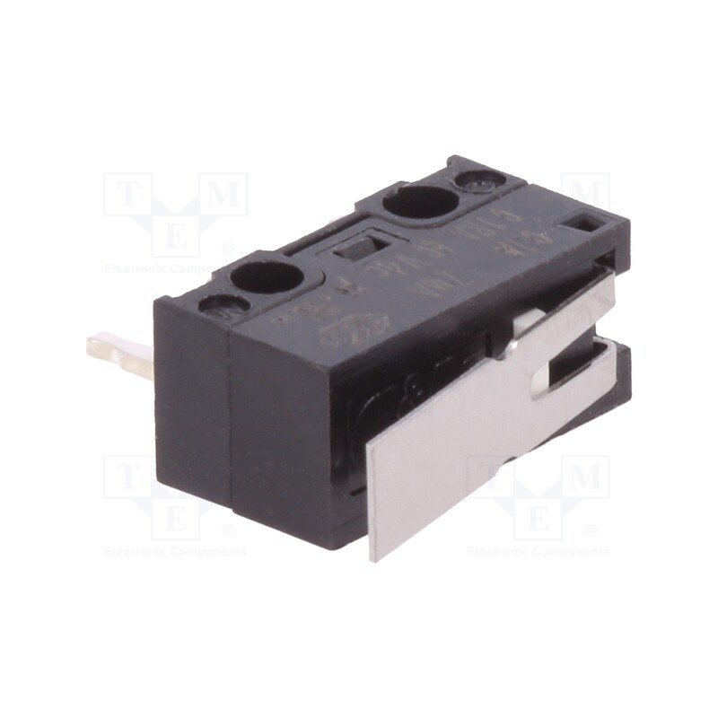 10 pcs : ZMA00A150L04PC - Microswitch SNAP ACTION, 0.1A/125VAC, with lever, SPDT, ON-(ON)