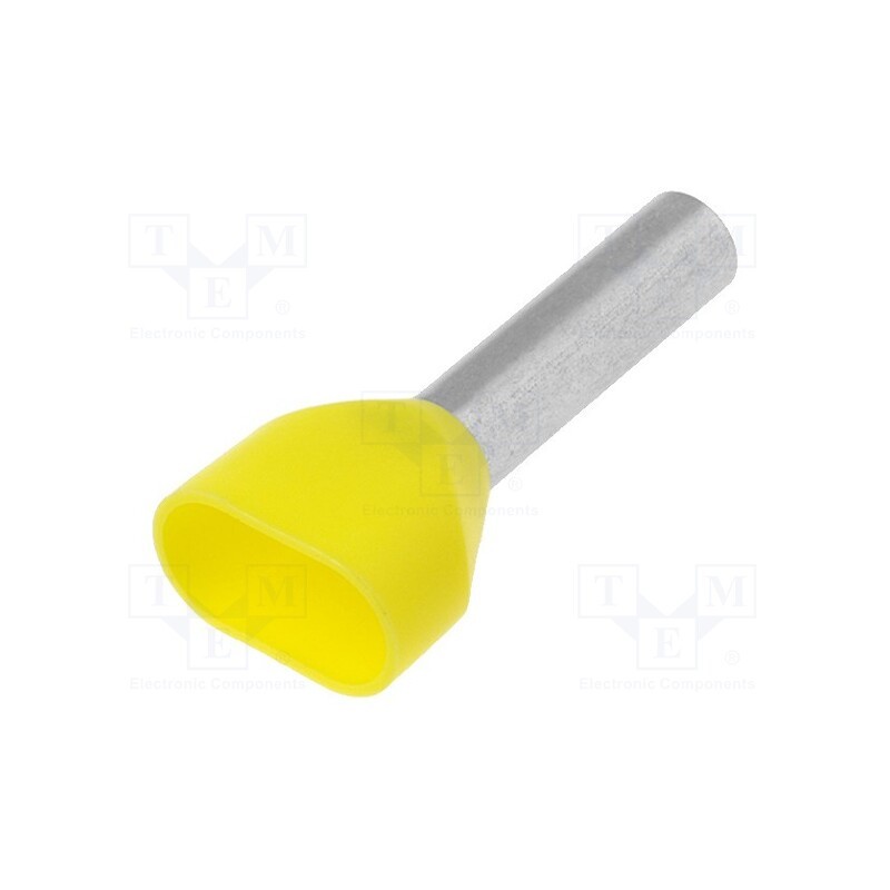 20 pcs : 9037560000 H6,0/29D ZH GE - Tip: bootlace ferrule, insulated,double, copper, 6mm2, 18mm