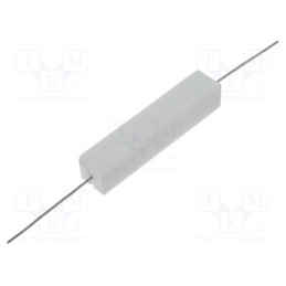 20 pcs : CRL10W-9R1 - Resistor: wire-wound, cement, THT, 9.1Ω, 10W, ±5%, 48x9.5x9.5mm