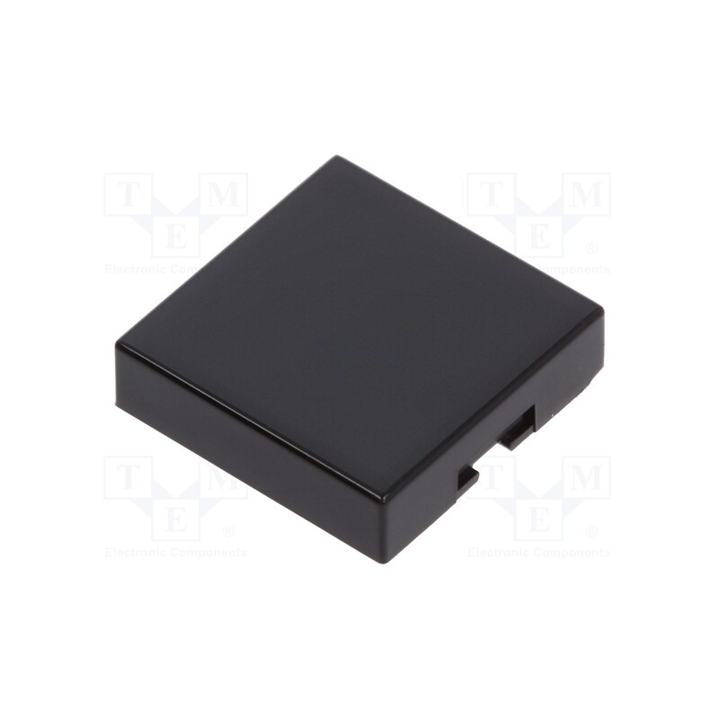 10 pcs : AT4073A - Cap, UB series, 12x12x3mm, black, UB