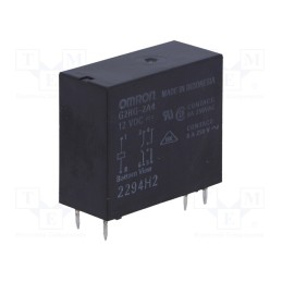 10 pcs : G2RG-2A4 12VDC - Relay: electromagnetic, DPST-NO, Ucoil: 12VDC, Icontacts max: 8A