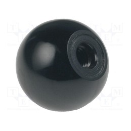 10 pcs : DIN319-KU-32-M8-C - Ball knob, Ø: 32mm, Int.thread: M8, 14.5mm