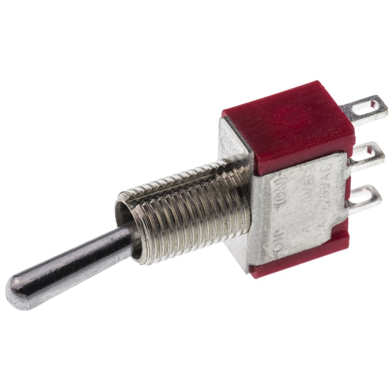 1 pcs - RS PRO Toggle Switch, Panel Mount, On-(On), SPDT, Solder Terminal