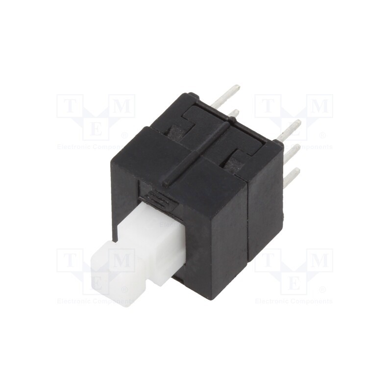 10 pcs : TL2201EEYA - Switch: push-button, Pos: 2, DPDT, 0.1A/30VDC, ON-ON, Leads: for PCB