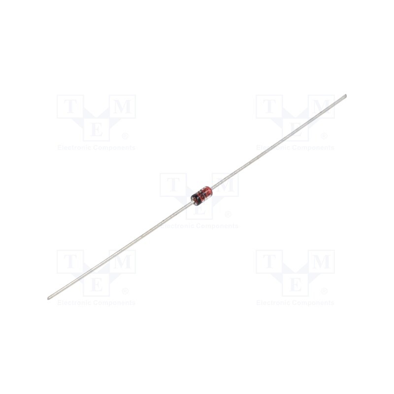 50 pcs : BZX55C8V2 - Diode: Zener, 0.5W, 8.2V, , DO35, single diode, Ufmax: 1V