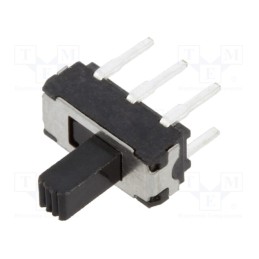 10 pcs : EG1271A - Switch: slide, Pos: 2, SPDT, 0.3A/30VDC, BBM (non-shorting),ON-ON