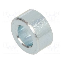50 pcs : 326/3,2X03 - Spacer sleeve, 3mm, cylindrical, steel, zinc, Out.diam: 6mm