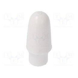 10 pcs : C 1110 - Cap, push-in, Mat: PVC, Body: white, Illumin: none, MTA