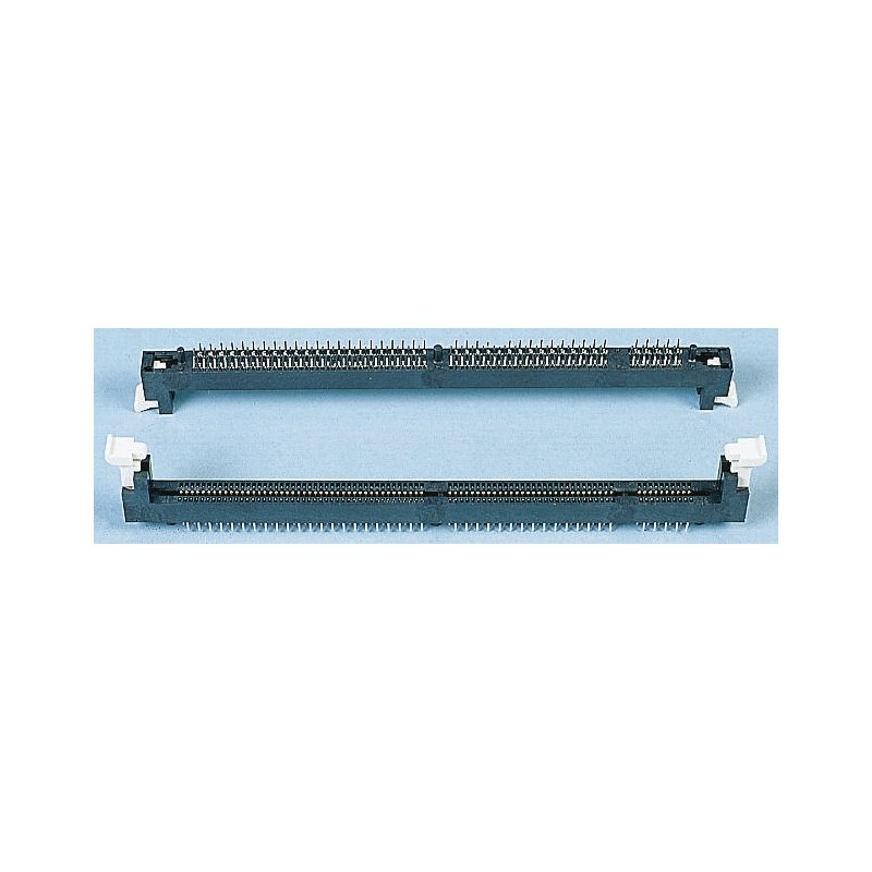 1 pcs - E-TEC 2.54mm Pitch 168 Way, Straight Through Hole Mount DIMM Socket ,3.3 V ,1.0A
