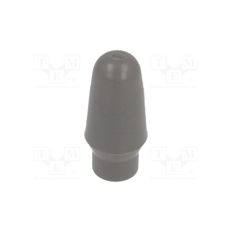 10 pcs : C 1107 - Cap, push-in, Mat: PVC, Body: grey, Illumin: none, MTA
