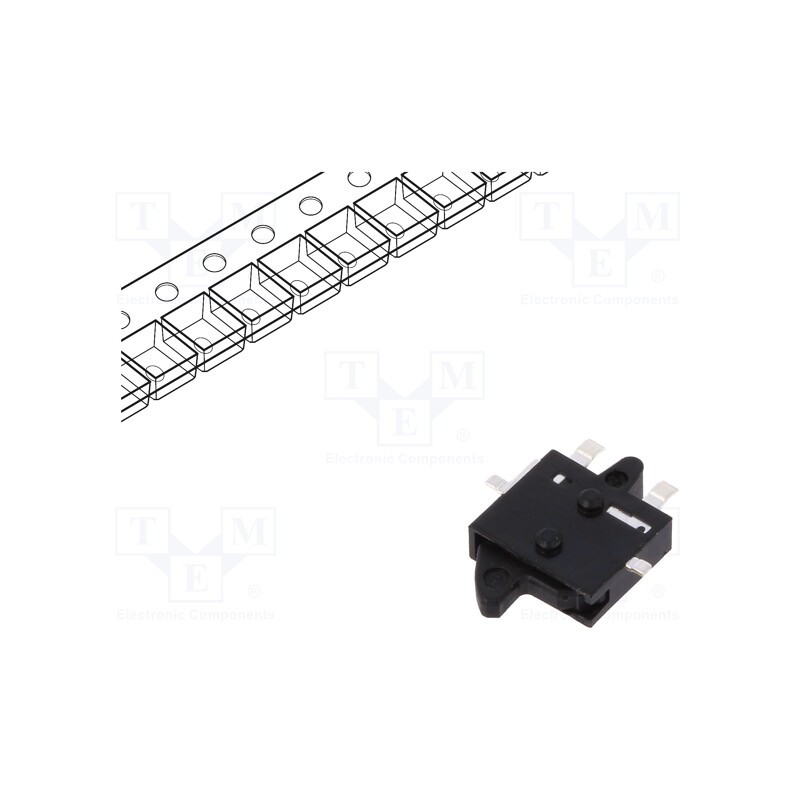 10 pcs : HDP001R - Switch: detecting, Pos: 2, SPST-NO, 0.001A/5VDC, Illumin: none, SMT