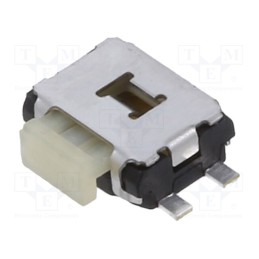 10 pcs : TL1014BF160QG - Microswitch TACT, SPST-NO, Pos: 2, 0.05A/12VDC, SMT, 1.57N, 1mm