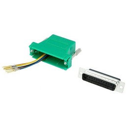 1 pcs - MH Connectors D-sub Adapter Male 25 Way D-Sub to Female RJ45