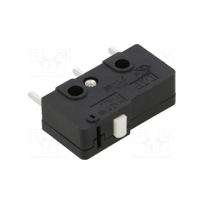 10 pcs : MS2-5P1HGV - Microswitch SNAP ACTION, 3A/250VAC, 3A/30VDC, without lever