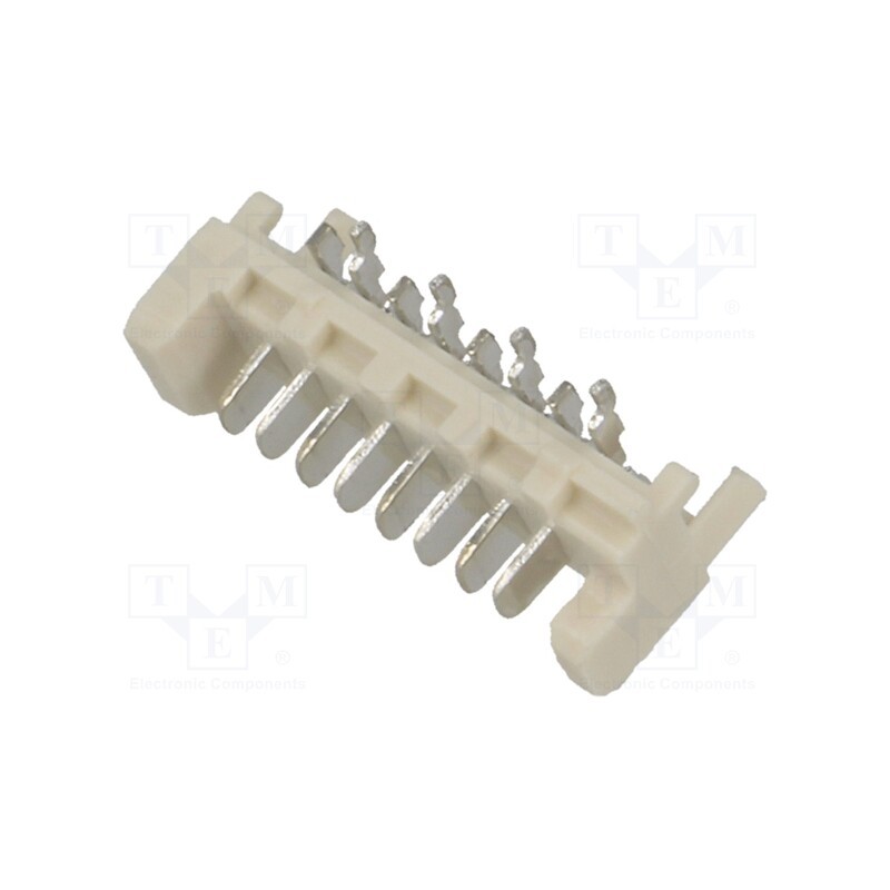10 pcs : 908140808 - Socket, wire-board, male, PIN: 8, 1.27mm, SMT, PicoFlex, 1.2A, tinned