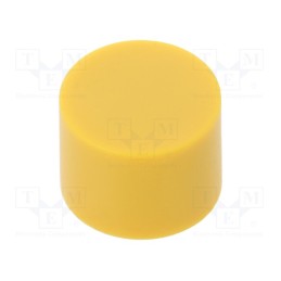 10 pcs : B321630 - Button, push-in, none, 7mm, -25÷70°C, round, yellow