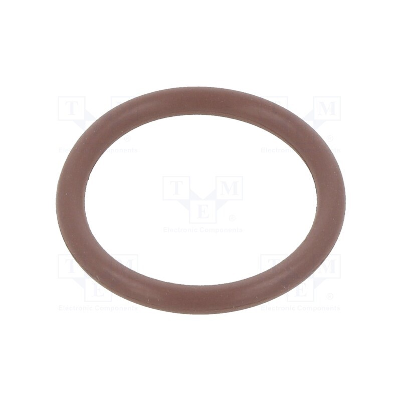 50 pcs : 01-0016.00X2 ORING 80FPM BROWN - O-ring gasket, FPM, Thk: 2mm, Øint: 16mm, brown, -20÷200°C