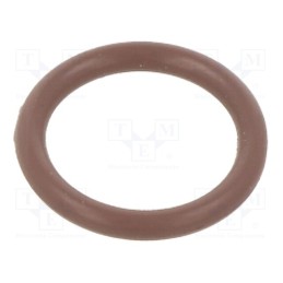 50 pcs : 01-0012.00X2 ORING 80FPM BROWN - O-ring gasket, FPM, Thk: 2mm, Øint: 12mm, brown, -20÷200°C