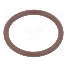 50 pcs : 01-0018.00X2 ORING 75FPM BROWN - O-ring gasket, FPM, Thk: 2mm, Øint: 18mm, brown, -20÷200°C