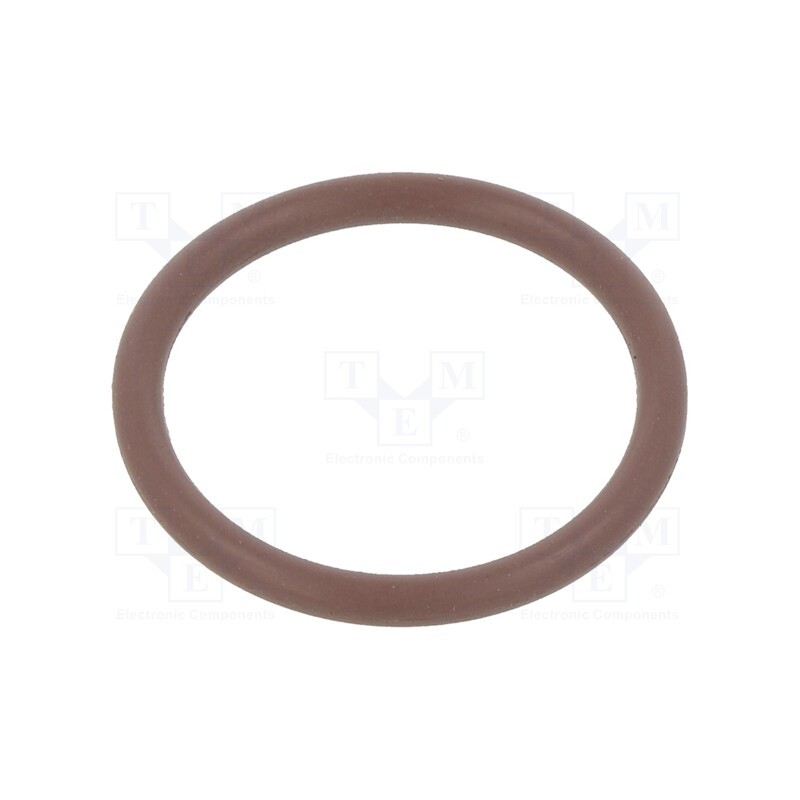 50 pcs : 01-0018.00X2 ORING 75FPM BROWN - O-ring gasket, FPM, Thk: 2mm, Øint: 18mm, brown, -20÷200°C