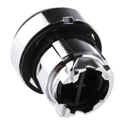 1 pcs - Schneider Electric Harmony XB4 Series White Spring Return Push Button Head, 22mm Cutout, IP66, IP67, IP69K