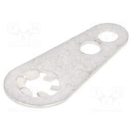 20 pcs : 910 - Tip: solder lug ring, 0.45mm, M3, Ø: 3.1mm, soldering, screw, brass