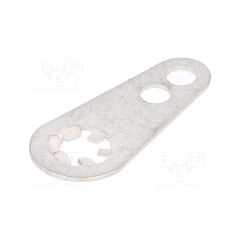 20 pcs : 910 - Tip: solder lug ring, 0.45mm, M3, Ø: 3.1mm, soldering, screw, brass