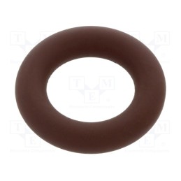 50 pcs : 01-0007.00X2.5 ORING 80FPM BROWN - O-ring gasket, FPM, Thk: 2.5mm, Øint: 7mm, brown, -20÷200°C