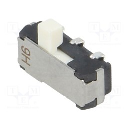 10 pcs : CL-SB-22A-11 - Switch: slide, Pos: 2, DPDT, 0.2A/12VDC, ON-ON, SMT, Leads: curved