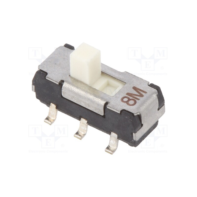 10 pcs : CL-SB-22B-01 - Switch: slide, Pos: 2, DPDT, 0.2A/12VDC, ON-ON, SMT, Leads: straight
