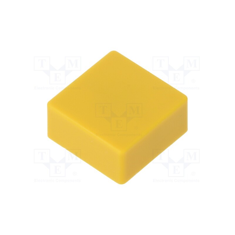 10 pcs : B321330 - Button, push-in, none, 5.5mm, -25÷70°C, square, yellow