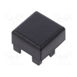 10 pcs : BTN D6 90 F - Button, black, D6Q-B,D6Q-BL,D6Q-G,D6Q-GR,D6Q-R,D6Q-W,D6Q-Y