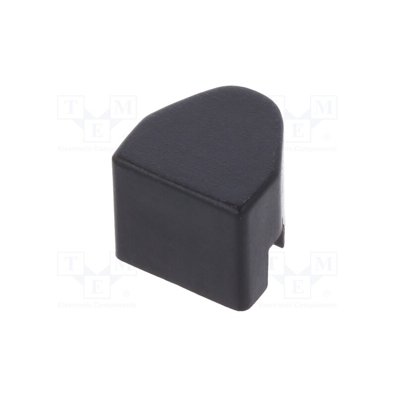 10 pcs : B322110 - Button, push-in, none, 5.5mm, -25÷70°C, rounded, black