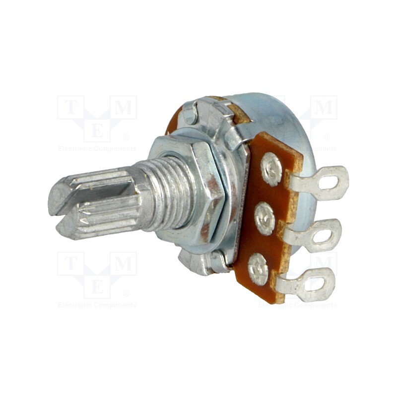 10 pcs : R16148-1A-1-A50K - Potentiometer: shaft, single turn, 50kΩ, 63mW, ±20%, on cable, 6mm
