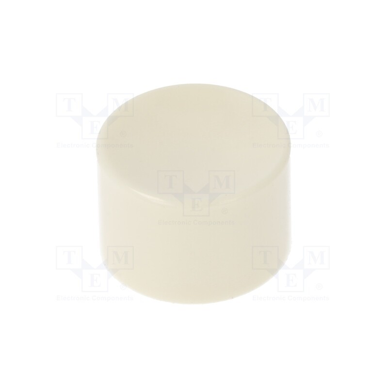 10 pcs : KM 610 - Button, Illumin: none, Body: white, MPA