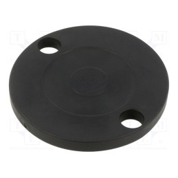 10 pcs : 098DG080B - No-slip disk, elastomer thermoplastic TPE, H: 7mm, Ø: 68mm