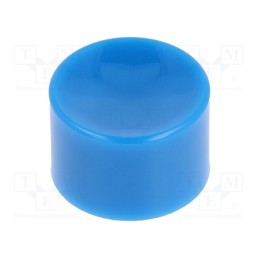 10 pcs : KM 604 - Button, Illumin: none, Body: blue, MPA
