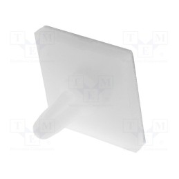 50 pcs : LCBSB-3-01A-RT - PCB distance, polyamide, L: 4.8mm, self-adhesive,snap fastener