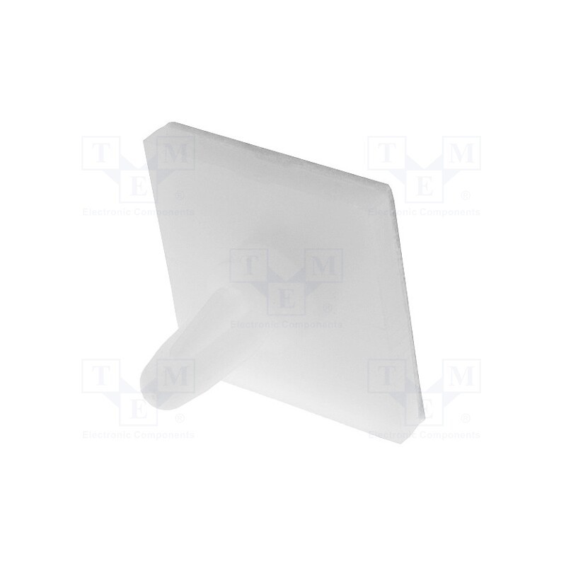 50 pcs : LCBSB-3-01A-RT - PCB distance, polyamide, L: 4.8mm, self-adhesive,snap fastener