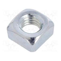 500 pcs : 1092642 - Nut, square, M6, 1, steel, Plating: zinc, H: 5mm, 10mm, BN 147, DIN 557