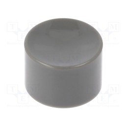 10 pcs : KM 607 - Button, Illumin: none, Body: grey, MPA