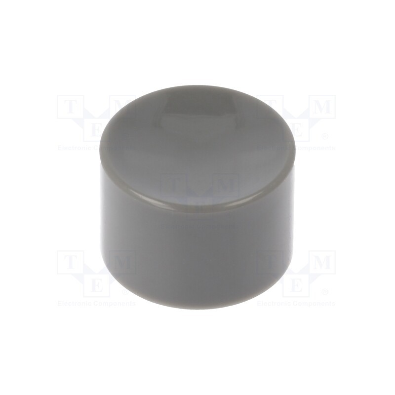 10 pcs : KM 607 - Button, Illumin: none, Body: grey, MPA