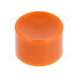 10 pcs : KM 603 - Button, Illumin: none, Body: orange, MPA