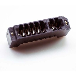 1 pcs - Samtec MEC2 Series Vertical Female Edge Connector, Through Hole Mount, 2mm Pitch, 1-Row