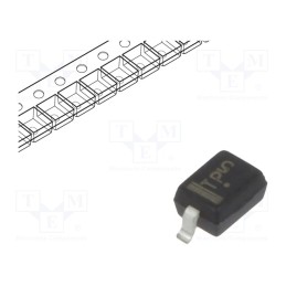 50 pcs : MM3Z15VST1G - Diode: Zener, 0.3W, 15V, SMD, , SOD323, single diode