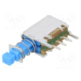 10 pcs : LC1258EENP - Switch: push-button, Pos: 2, SPDT, 0.3A/30VDC, Rcont max: 20mΩ, THT