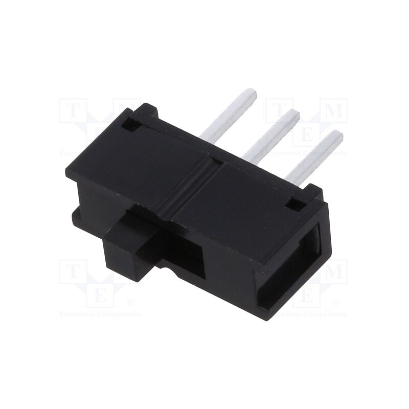 10 pcs : EG1218 - Switch: slide, Pos: 2, SPDT, 0.2A/30VDC, ON-ON, THT, Leads: for PCB