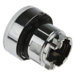 1 pcs - Schneider Electric Harmony XB4 Series White Illuminated Spring Return Push Button Head, 22mm Cutout, IP66, IP67, IP69K